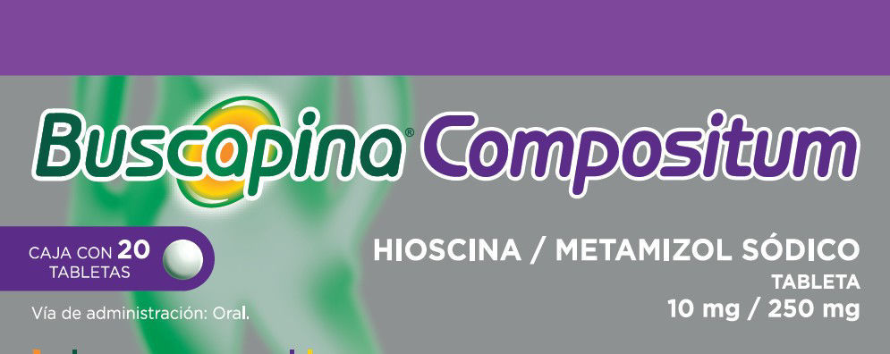 Imagen de BUSCAPINA COMPOSITUM 20 TABS 10mg/250mg