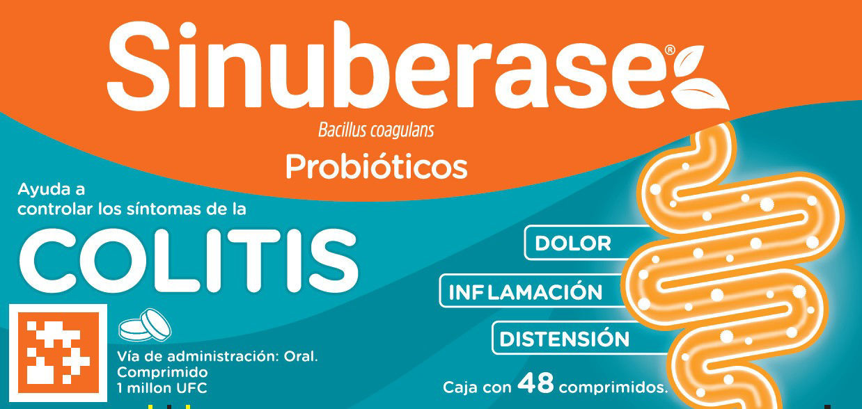 Imagen de SINUBERASE COMP 48 COMPRIMIDOS
